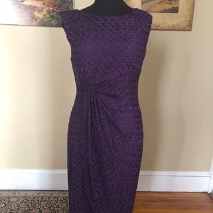 Classy purple dress for formal event